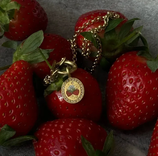 'Lauren' Strawberry Necklace