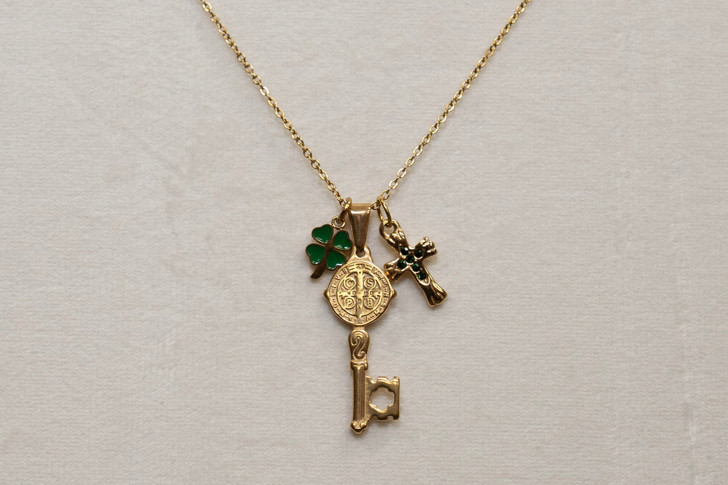 Vintage Charm Necklace (pre-made)