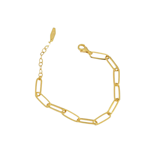 Figaro Chain Bracelet Gold