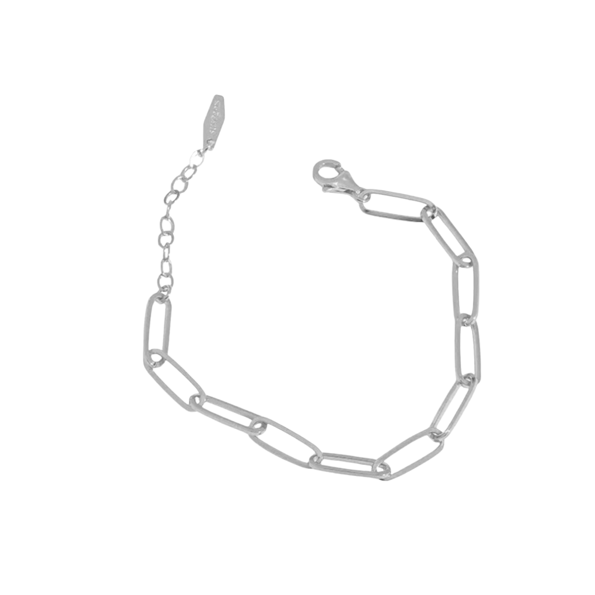 Figaro Chain Bracelet Silver