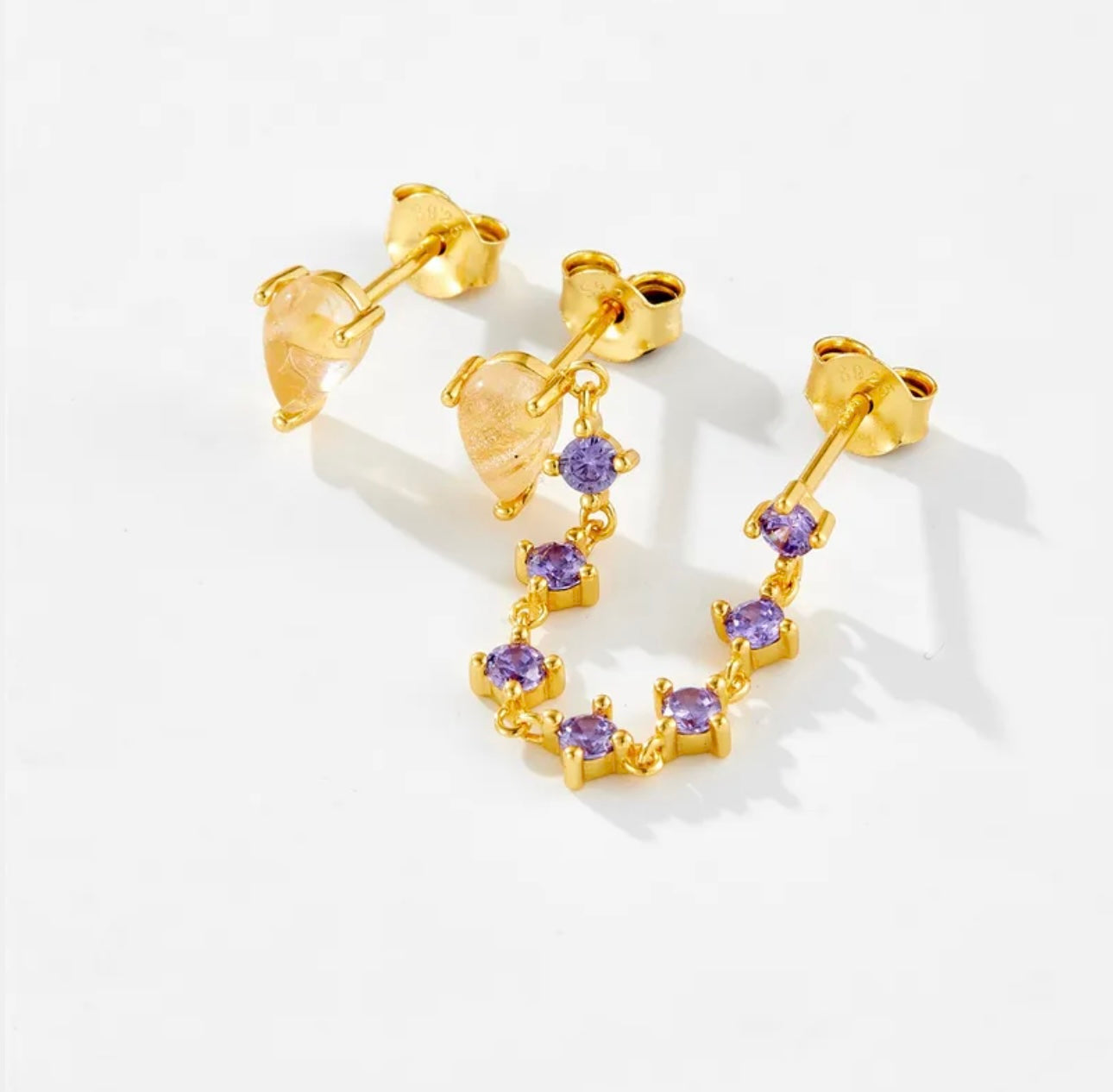 ‘Lila’ Studs (one set)