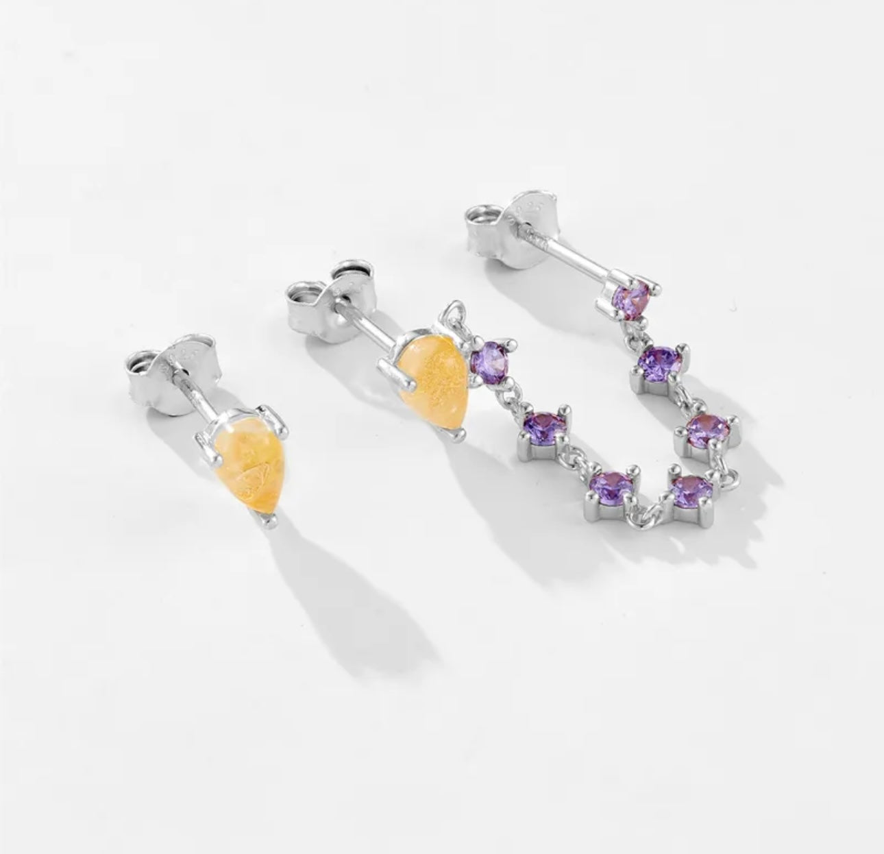 ‘Lila’ Studs (one set)