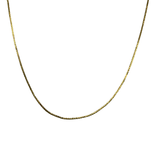 Dainty Chain in Gold 18"
