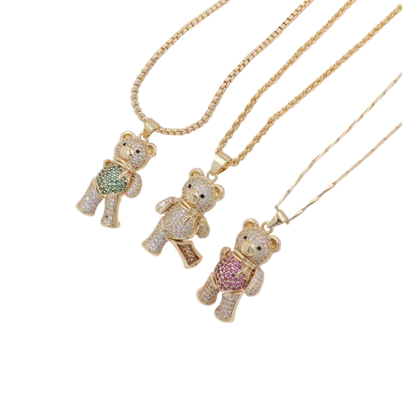 Iced Bear Necklace