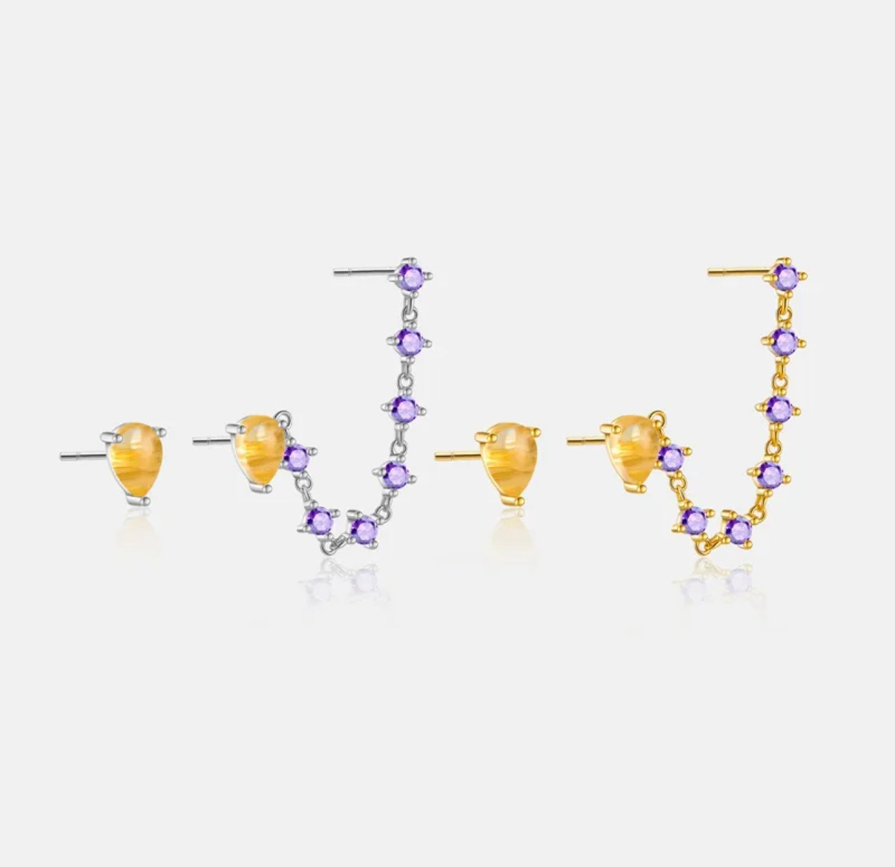 ‘Lila’ Studs (one set)