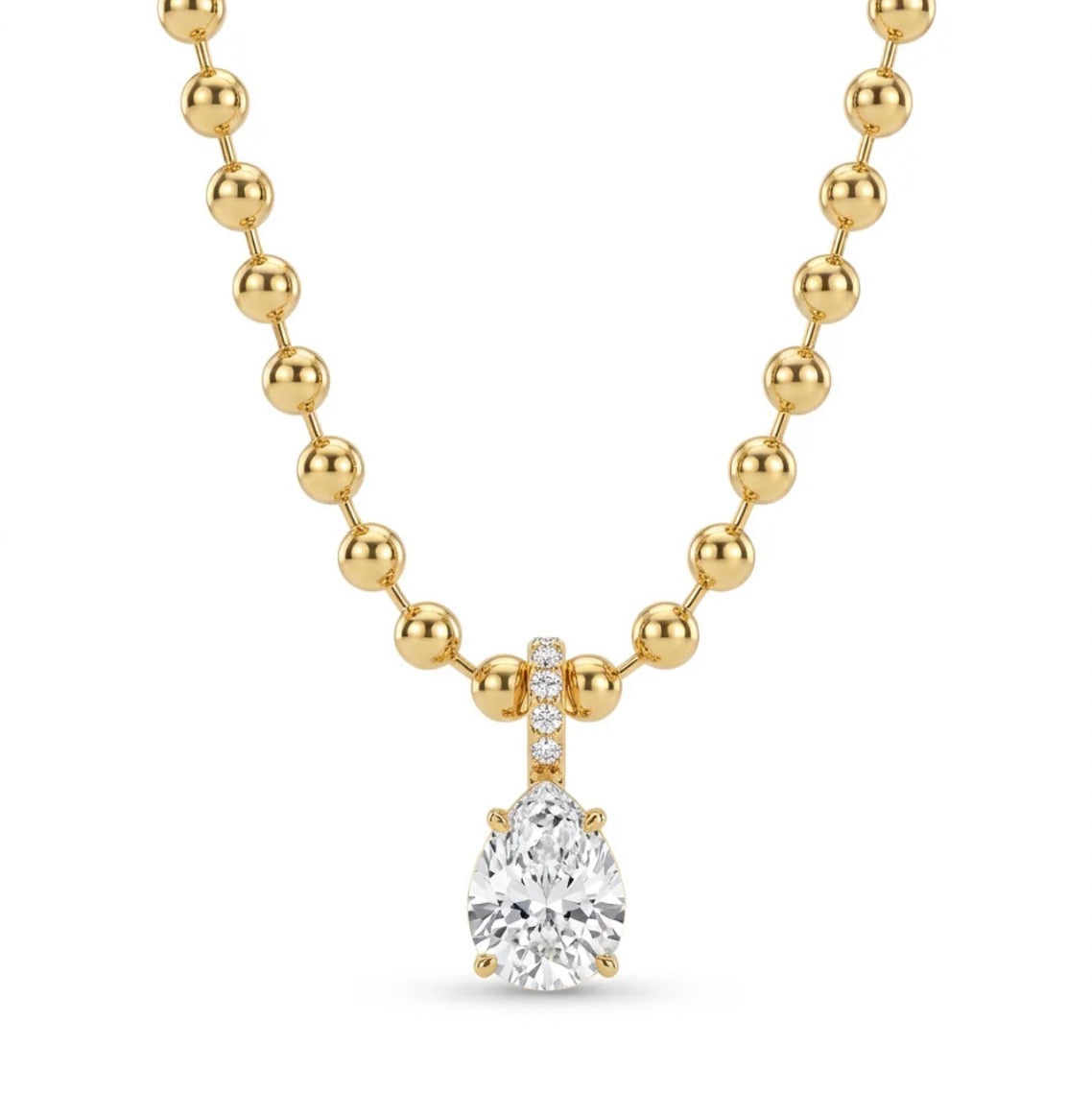 'Camilla' Diamond Pendant Necklace