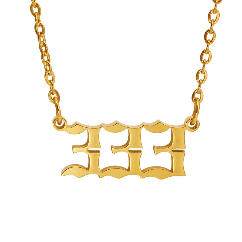 Angel Number Necklace