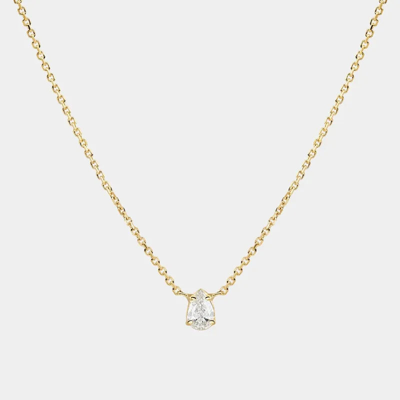 'Ariel' Single Diamond Necklace