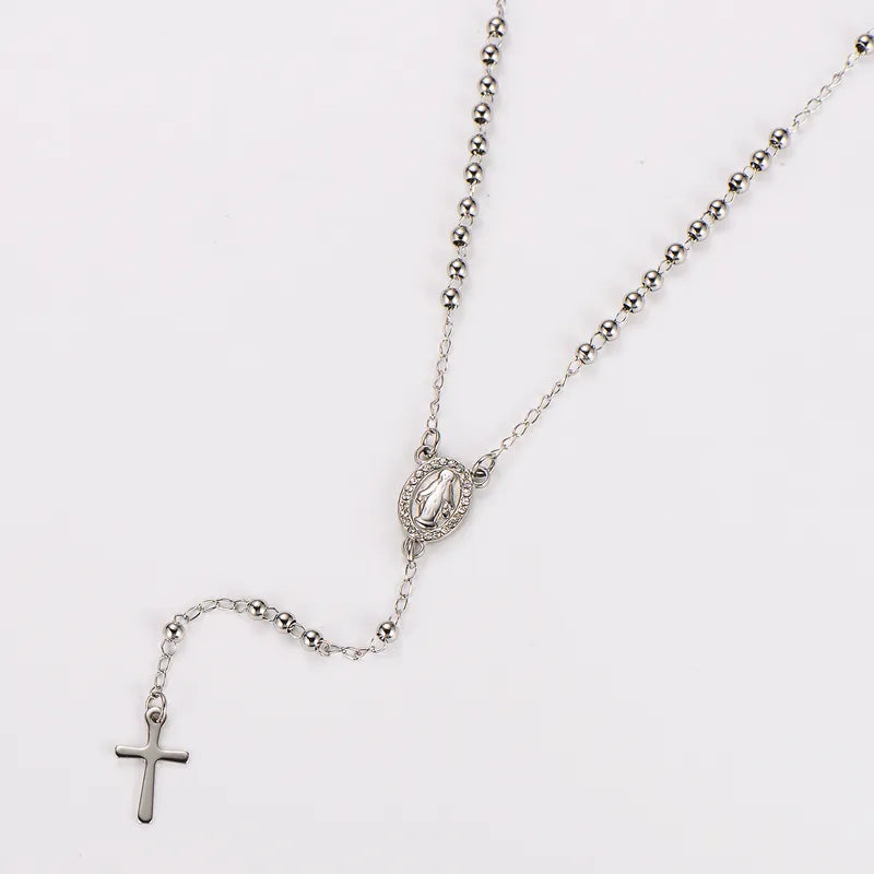 'Mary' Rosary Necklace