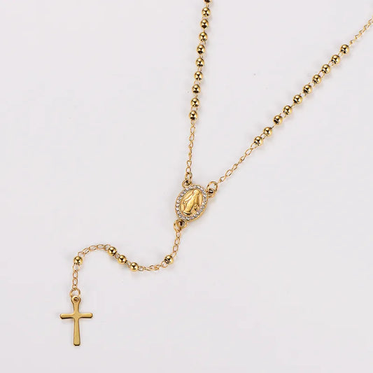'Mary' Rosary Necklace