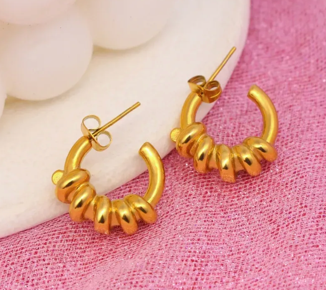 'Barbie' Hoop Earrings