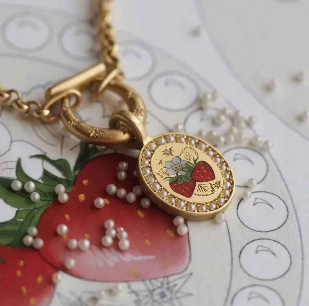 'Lauren' Strawberry Necklace