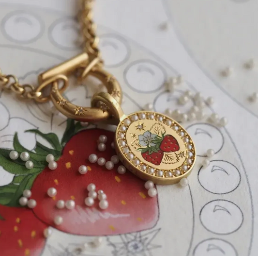 'Lauren' Strawberry Necklace