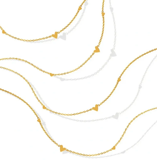 'Anne' Hearts Necklace