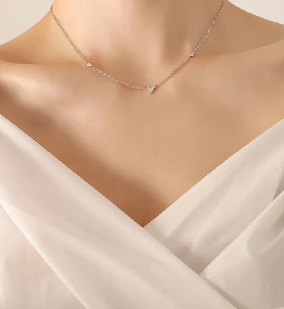 'Anne' Hearts Necklace