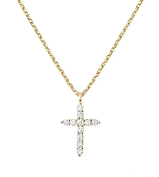 'Lipa' Cross Necklace