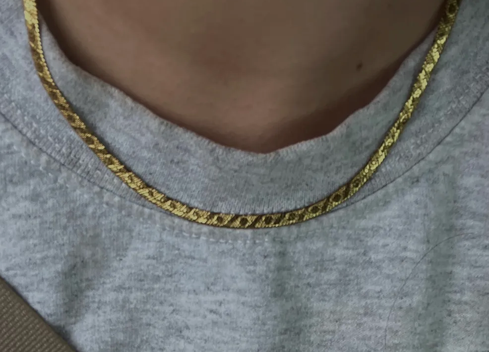 'Maika' Serpentine Chain Necklace