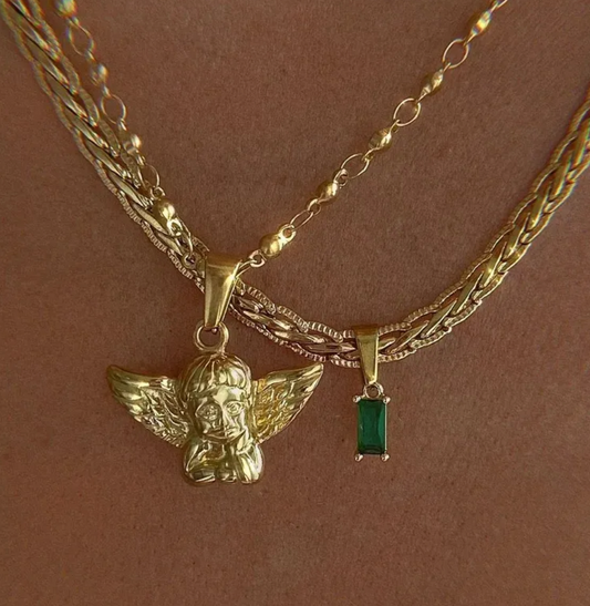 Green Zircon Necklace