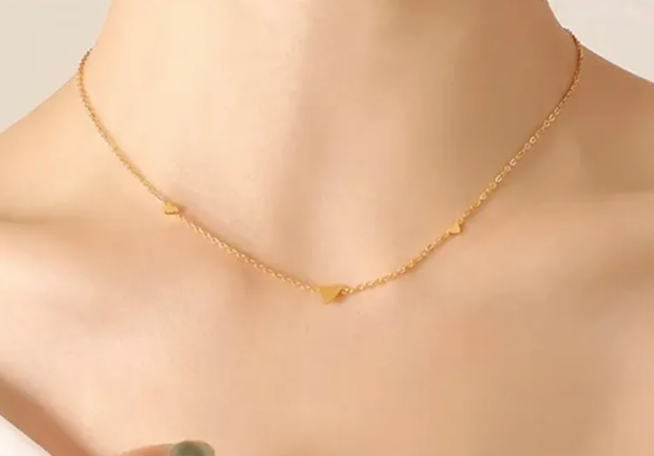 'Anne' Hearts Necklace