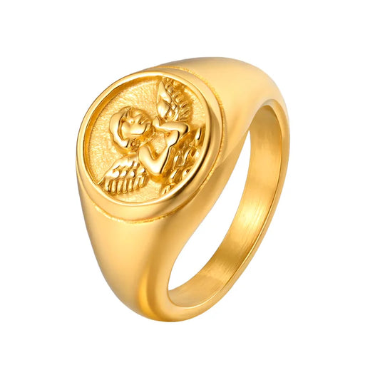 Signature Cherub Ring
