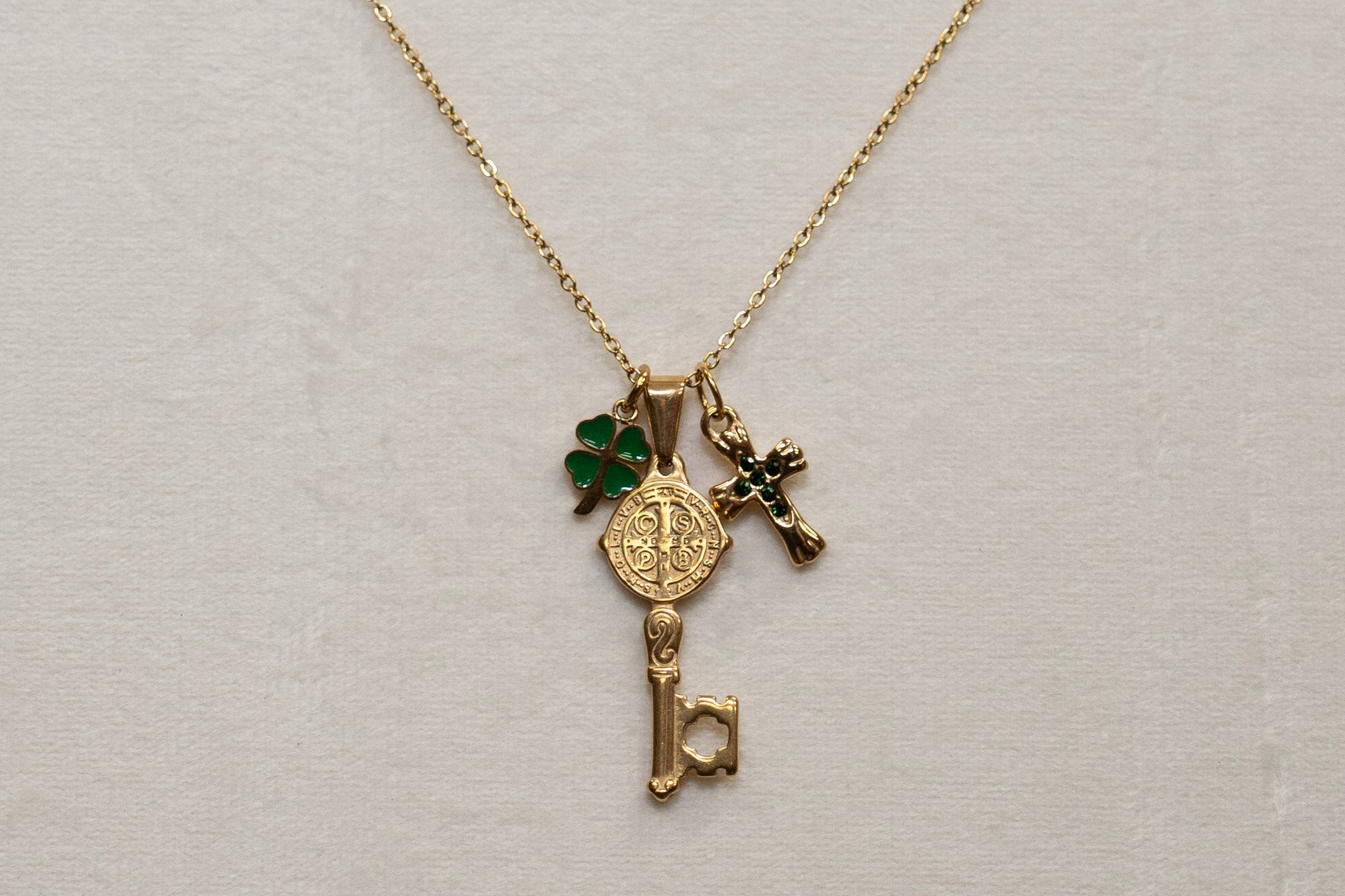 Vintage Charm Necklace (pre-made)