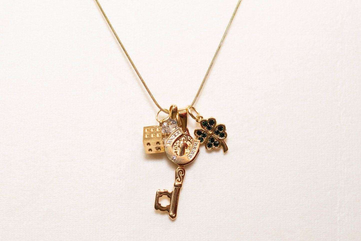 Vintage Charm Necklace (pre-made)