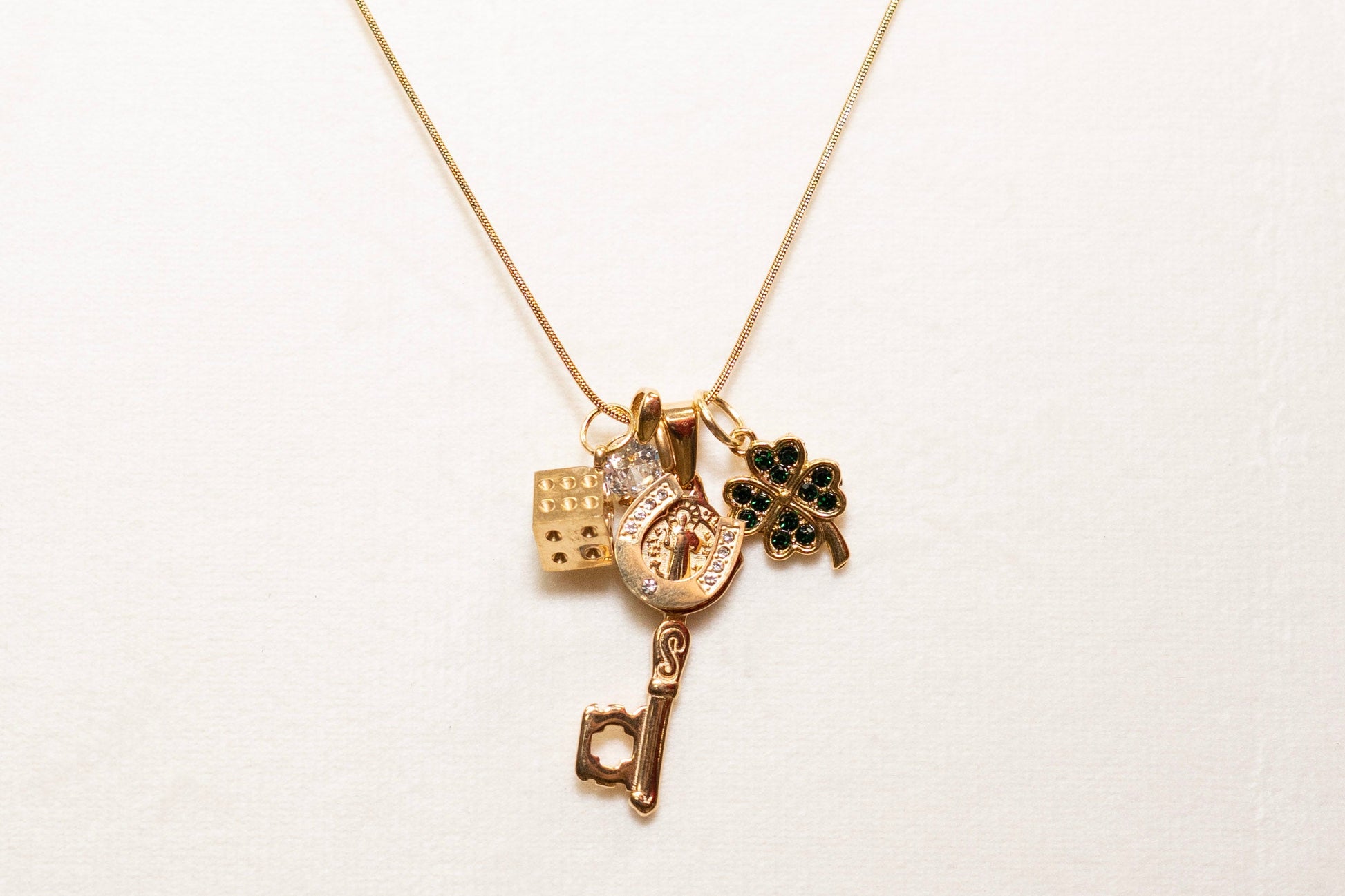 Vintage Charm Necklace (pre-made)