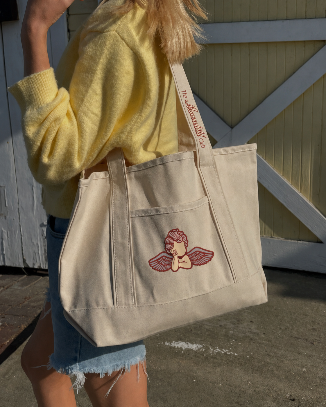 Signature Cherub Tote Bag -Pre Order