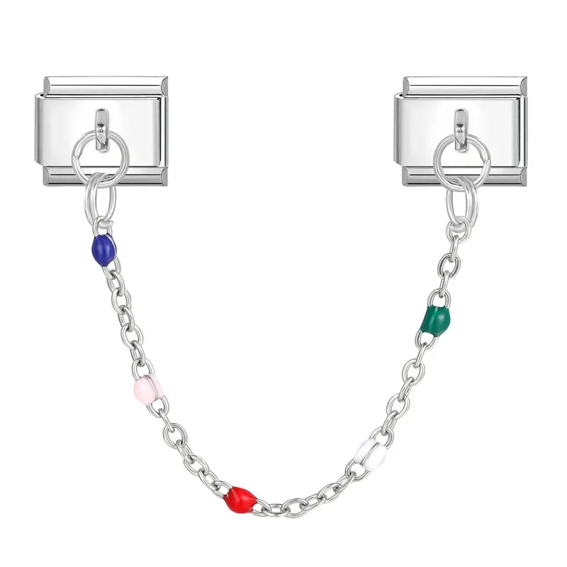Double Hanging Charm Multi Color