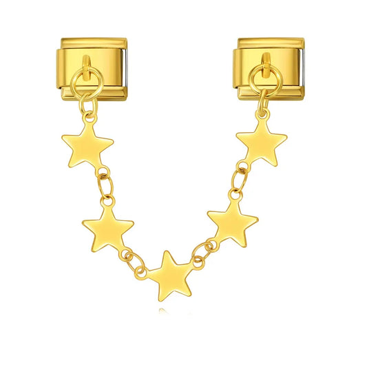 Double Hanging Charm Multi Star